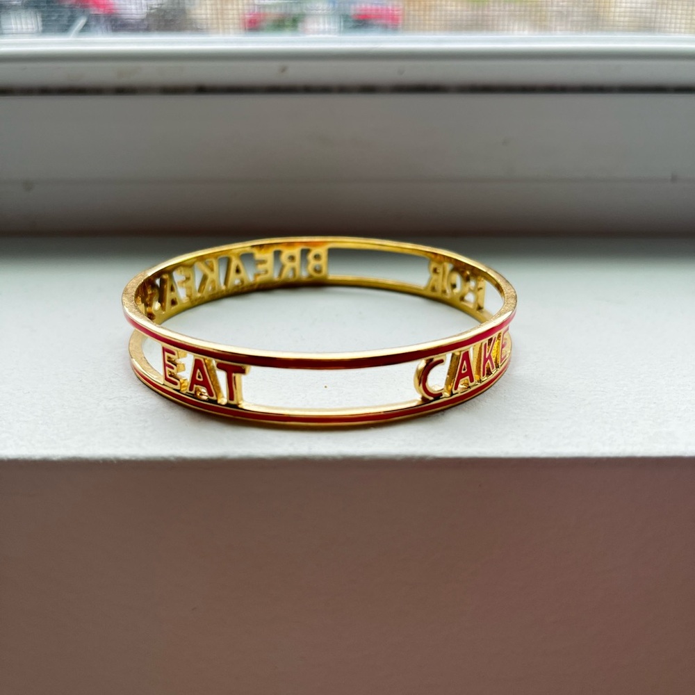 Kate Spade “eat cake for breakfast” Bracelet